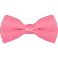 Henry Segal Hot Pink 2" (H) x 4" (W) Wide Clip-On Poly-Satin Bow Tie
