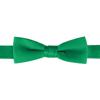 Henry Segal Emerald Green 1 1/2" (H) x 4 1/4" (W) Adjustable Band Poly-Satin Bow Tie