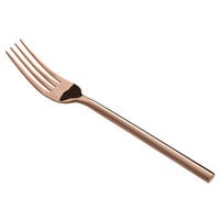 Acopa Phoenix Rose Gold 8 1/4" 18/0 Stainless Steel Forged Dinner Fork - 12/Case