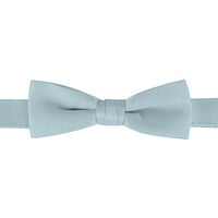 Henry Segal Light Blue 1 1/2" (H) x 4 1/4" (W) Adjustable Band Poly-Satin Bow Tie