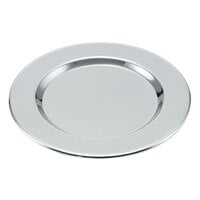 Vollrath 46622 6 1/2" Mirror-Finished Stainless Steel Wine Coaster / Spoon Rest