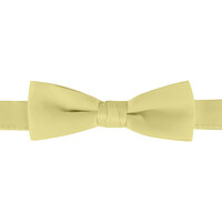 Henry Segal Yellow 1 1/2" (H) x 4 1/4" (W) Adjustable Band Poly-Satin Bow Tie