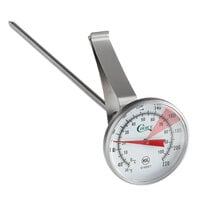 Choice 8" Hot Beverage / Frothing Thermometer 30 - 220 Degrees Fahrenheit
