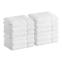 Lavex Premium 27 inch x 54 inch 100% Ring-Spun Cotton Bath Towel 15 lb. - 12/Pack