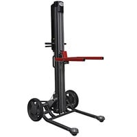 Magliner LiftPlus 350 lb. 48" Industrial-Use Folding Lift with 25" Chassis and 18 1/2" x 18 1/2" Straight Forks LPS4825NU1