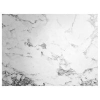 Grosfillex Exterior Vanguard White Marble Outdoor Table Top