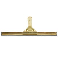 Unger GS300 GoldenClip 12" Window Squeegee with Brass Handle