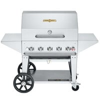 Crown Verity MCB-36PRO Professional Series Liquid Propane 36" Mobile Outdoor Grill with Accessory Package