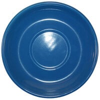 International Tableware 822-06S Cancun 6 1/8" Light Blue Stoneware Latte Saucer - 24/Case