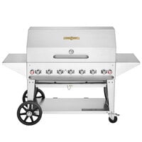 Crown Verity MCB-48PRO Professional Series Liquid Propane 48 inch Mobile Outdoor Grill with Accessory Package