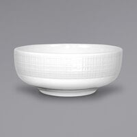 International Tableware DR-15 Dresden 18 oz. Bright White Porcelain Nappie / Oatmeal Bowl - 24/Case