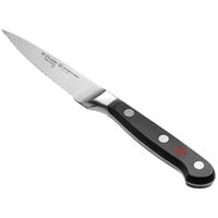 Wusthof 1040100609 Classic 3 1/2" Forged Fully Serrated Paring Knife with POM Handle