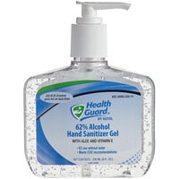 Kutol 5619 Health Guard 8 oz. Dye and Fragrance Free 62% Alcohol Instant Hand Sanitizer Gel - 12/Case