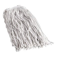 Carlisle 36983200 #32 Natural Extra Large Cotton Cut-End Wet Mop Head with 1" Headband