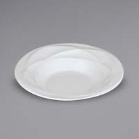 Sant'Andrea Pensato by 1880 Hospitality R4930000786 24 oz. Bright White Embossed Wide Rim Porcelain Trumpet Bowl - 12/Case