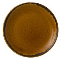 Dudson HB217 Harvest 8 11/16" Brown Coupe Round China Plate by Arc Cardinal - 12/Case