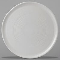 Dudson EP318 Evo 12 1/2" Matte Pearl Flat Round Stoneware Plate by Arc Cardinal - 8/Case