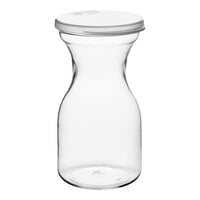 Choice 8.5 oz. Polycarbonate Carafe with Flat Lid - 12/Case