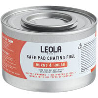 Leola Premium 4 Hour Wick Chafing Dish Fuel with Safe Pad - 24/Case