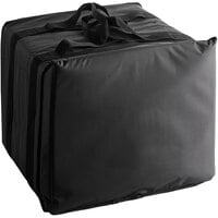 American Metalcraft BLBAG19 Deluxe Black Polyester Replacement Pizza Delivery Bag, 19 1/2" x 19 1/2" x 14 1/2"