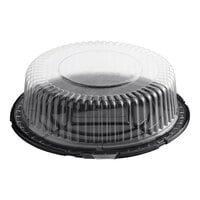 Baker's Mark 10" Low Dome Cake Display Container with Clear Dome Lid - 20/Case