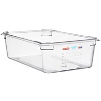 Araven 09828 Full Size Clear Polycarbonate Food Pan - 6" Deep