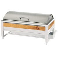 Cal-Mil 22113-15 Monterey 8.5 Qt. Full Size Chafer with Lid - 22 1/4" x 14 1/4" x 12 1/2"
