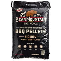 Bear Mountain 100% Natural Hardwood Hickory BBQ Pellets - 20 lb.