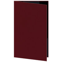 H. Risch 5000H-CRCC 5" x 9" Customizable Wine Double Panel Check Presenter with Diagonal Pockets
