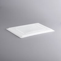Vigor 26" x 18" White Polyethylene Food Storage Box Lid