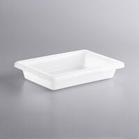 Vigor 18" x 12" x 3 1/2" White Polyethylene Food Storage Box