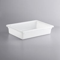Vigor 26" x 18" x 6" White Polyethylene Food Storage Box