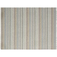 Front of the House XPM087BRV83 Metroweave 16" x 12" Blues Mesh Woven Vinyl Rectangle Placemat - 12/Pack