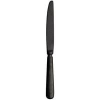 Sola MB247 Baguette Vintage Black 9" 18/10 Stainless Steel Extra Heavy Weight Table Knife by Arc Cardinal - 12/Case