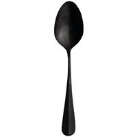 Sola MB245 Baguette Vintage Black 8 1/8" 18/10 Stainless Steel Extra Heavy Weight Tablespoon / Serving Spoon by Arc Cardinal - 12/Case