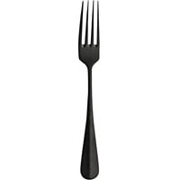 Sola MB246 Baguette Vintage Black 8 1/8" 18/10 Stainless Steel Extra Heavy Weight Table Fork by Arc Cardinal   - 12/Case