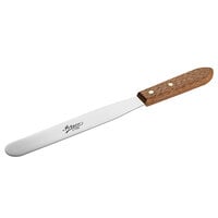 Ateco 1388 8" Blade Straight Baking / Icing Spatula with Wood Handle