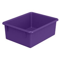 Jonti-Craft 8014JC 13 1/2" x 8 5/8" Purple Plastic Cubbie Tray for Cubbie-Tray Storage Units