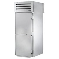 True STR1RRT89-1S-1S Spec Series 35" Tall Solid Door Stainless Steel Roll-Through Refrigerator