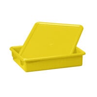 Jonti-Craft 8034JC 13 1/2" x 11" x 3" Yellow Plastic Paper Tray for Paper-Tray Storage Units