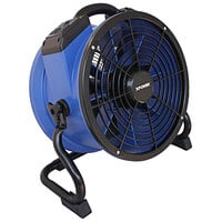 XPOWER X-35AR Variable Speed High Temperature Industrial Axial Fan with Sealed Motor and GFCI Power Outlets - 1/4 hp