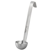 Vollrath 4970110 Jacob's Pride 1 oz. One-Piece Stainless Steel Ladle with Short Handle