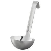 Vollrath 4970610 Jacob's Pride 6 oz. One-Piece Stainless Steel Ladle with Short Handle