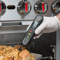 Taylor 9306N Dual Temp HACCP Digital Infrared Thermometer with Folding Thermocouple Probe