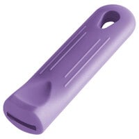 Choice Purple Allergen-Free Removable Silicone Pan Handle Sleeve for 7" and 8" Aluminum Fry Pans