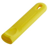 Choice Yellow Removable Silicone Pan Handle Sleeve for 14" Aluminum Fry Pans