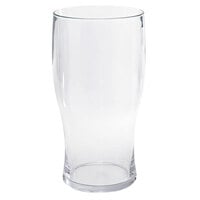 Front of the House ABR004CLT23 Drinkwise 20 oz. Tritan™ Plastic Beer Glass - 12/Pack