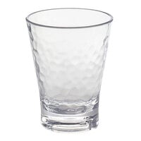 Front of the House ADO009CLT23 Drinkwise 7 oz. Hammered Tritan™ Plastic Rocks / Old Fashioned Glass - 12/Pack