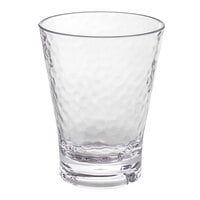Front of the House ADO011CLT23 Drinkwise 12 oz. Hammered Tritan™ Plastic Double Rocks / Old Fashioned Glass - 12/Pack