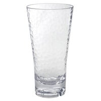 Front of the House AHB003CLT23 Drinkwise 18 oz. Hammered Tritan™ Plastic Highball Glass - 12/Pack